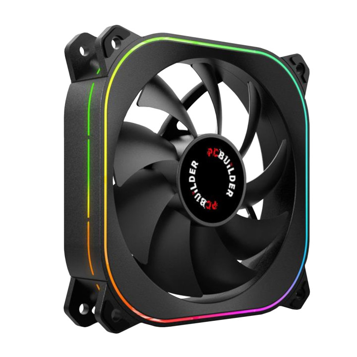 PCBuilder TORNADO CHILL 120mm ARGB Fan - Black | Randcore