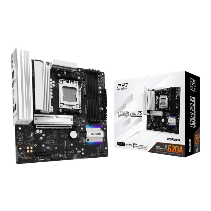 ASRock A620AM Pro RS AM5 M-ATX Motherboard | Randcore