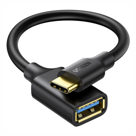 UGREEN Type-C to USB-A Adapter (Male to Female, 15cm)– Black | Randcore