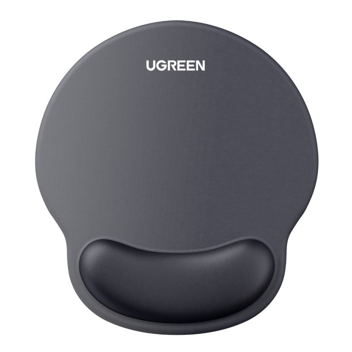 UGREEN LP668 Ergonomic Mousepad with Wrist Rest (220 x 245 mm) - Black | Randcore