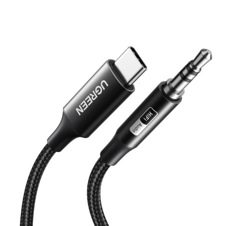 UGREEN USB Type-C to 3.5mm AUX Audio Cable 2M - Black | Randcore
