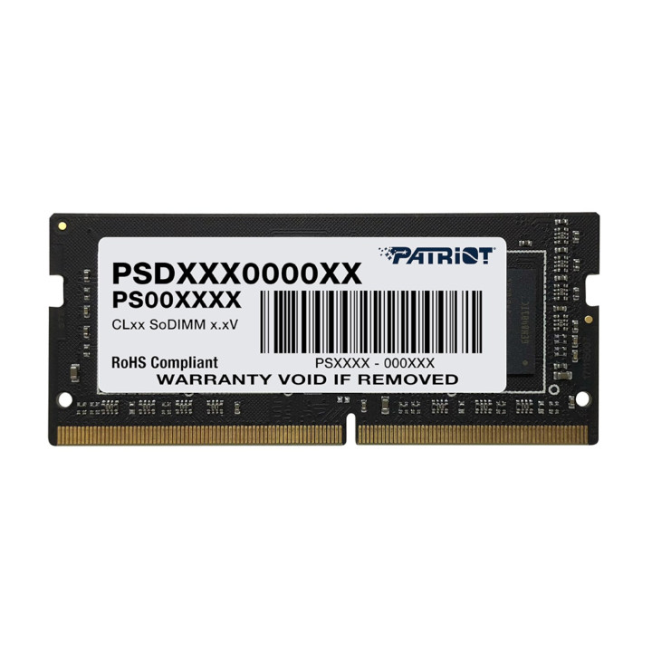 Patriot Signature Line 16GB 3200MHz DDR4 Single Rank SODIMM Notebook Memory | Randcore