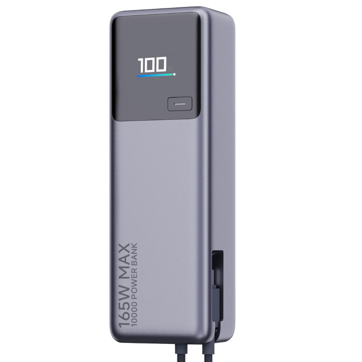 Xiaomi 165W Power Bank 10000mAh (Integrated Cable)-Silver | Randcore