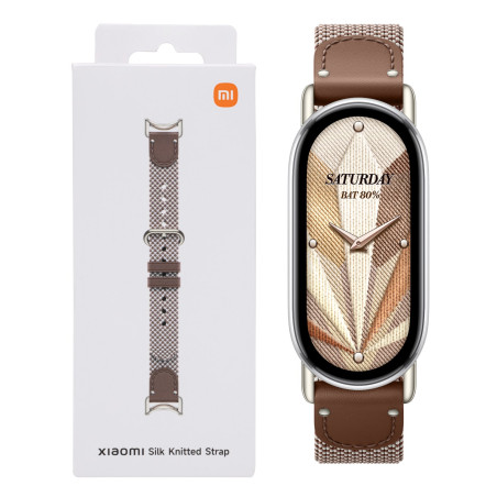 Xiaomi Smart Band 10 Knitted Silk Strap - Feather Brown | Randcore