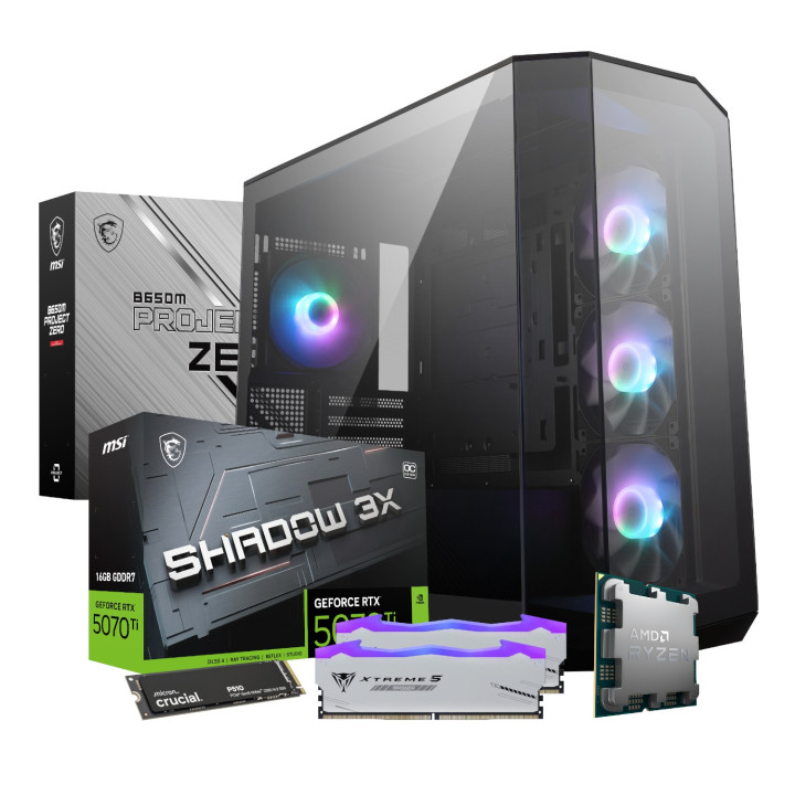 PCBuilder Ryzen 7 9800X3D VALKYRIE Windows 11 Gaming PC | Randcore