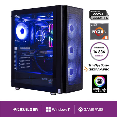 PCBuilder Ryzen 5 9600X NEXUS Windows 11 Gaming PC | Randcore