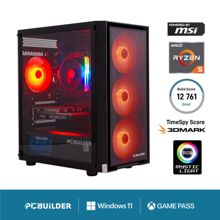 PCBuilder Ryzen 5 8400F RECON Windows 11 Gaming PC | Randcore