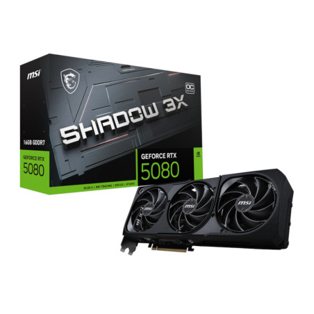 MSI GeForce RTX 5080 SHADOW 3X OC 16GB GDDR7 Graphics Card | Randcore