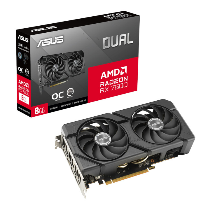 ASUS Dual Radeon RX 7600 EVO OC Edition 8GB GDDR6 Graphics Card | Randcore