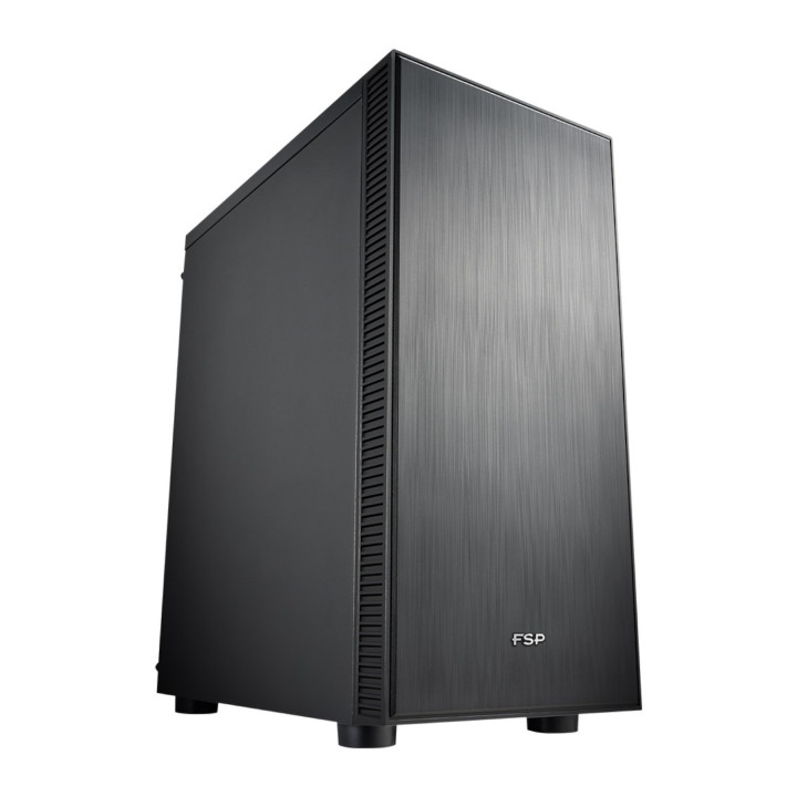 FSP CMT223S ATX Mid Tower Chassis - Black | Randcore
