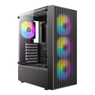 Antec AX27 RGB ELITE ATX Gaming Chassis - Black | Randcore