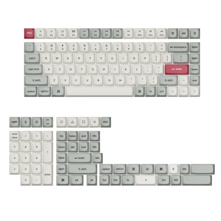 Keychron Double-Shot PBT OSA Keycap Set - Retro | Randcore