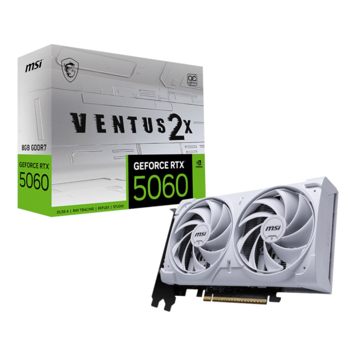 MSI GF RTX 5060 VENTUS 2X OC 8GB WH | Randcore