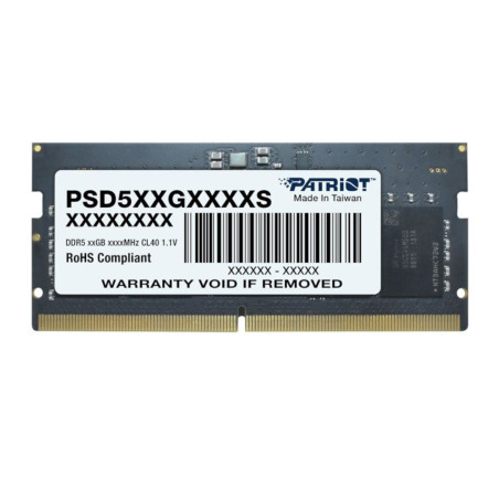 Patriot Signature Line DDR5 16GB 4800MHz Single Rank SODIMM Notebook Memory | Randcore