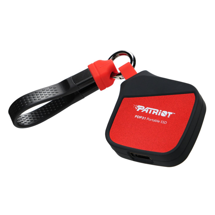 Patriot PDP31 500GB Type-C Portable SSD - Red / Black | Randcore
