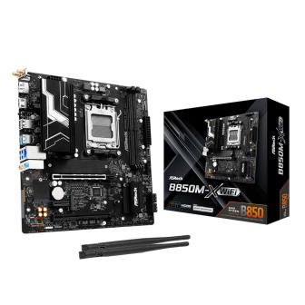 ASRock B850M-X WiFi AM5 Micro ATX Motherboard (DDR5, PCIe 5.0, Wi-Fi 6E) | Randcore
